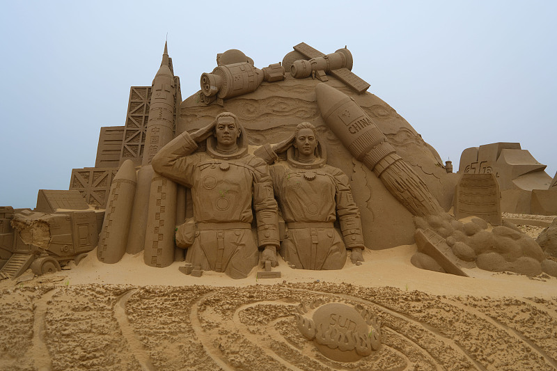 В провинции Чжэцзян стартовал фестиваль песчаных скульптур