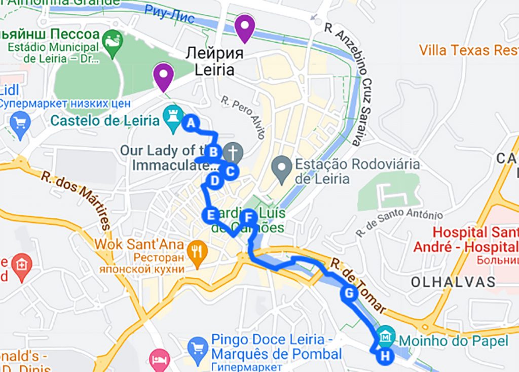 Что посмотреть по дороге из Лиссабона в Порту?