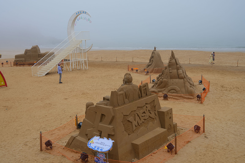 В провинции Чжэцзян стартовал фестиваль песчаных скульптур
