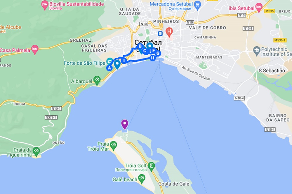 Город свежих морепродуктов и 18 км полуострова-пляжа — путешествие в Сетубал и Трою