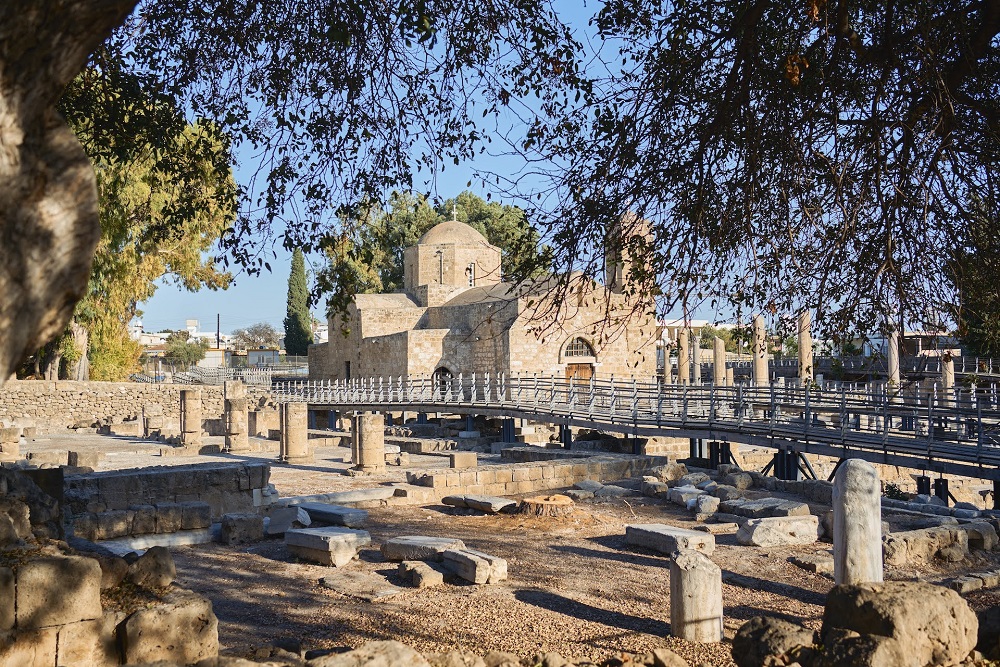 Парк и базилика Агиа-Кириаки, Кипр, Пафос