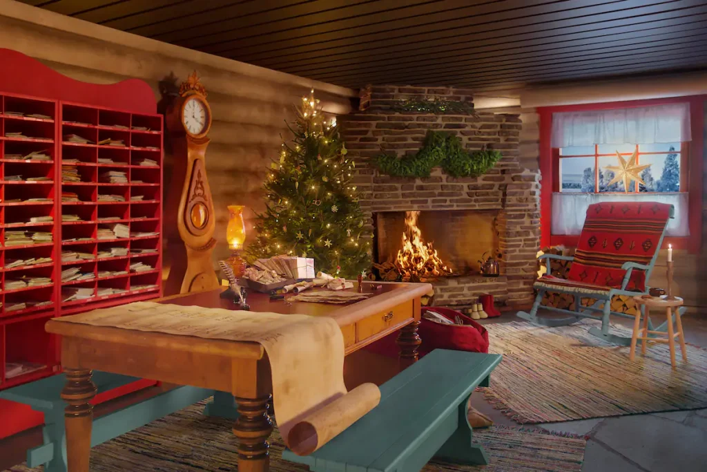 На Airbnb можно будет бесплатно забронировать хижину Санта-Клауса