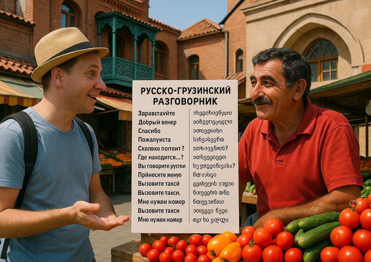 Краткий русско-грузинский разговорник для туристов