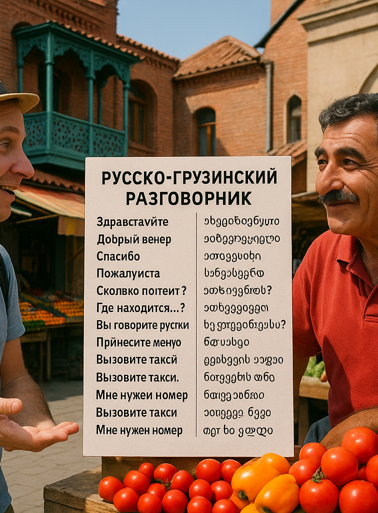 Краткий русско-грузинский разговорник для туристов
